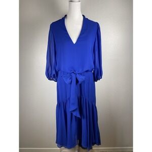 Taylor Woman's Midi Dress Size L‎ New With Tags Whimsical Dainty Flowy Feminine